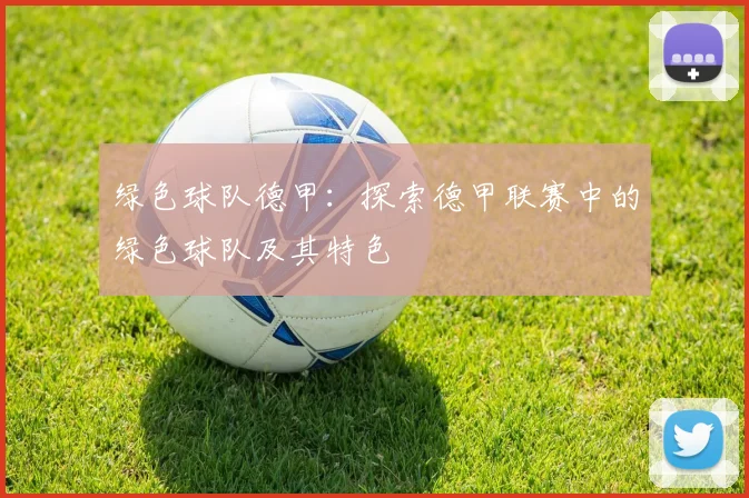 绿色球队德甲：探索德甲联赛中的绿色球队及其特色